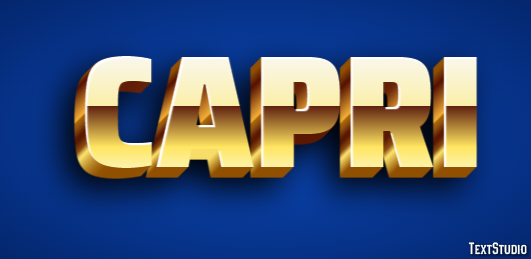 Capri Metin Efekti
