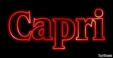 Capri テキスト効果