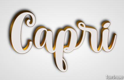 Capri テキスト効果