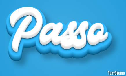 Passo Efeito de texto