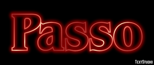 Passo Efeito de texto