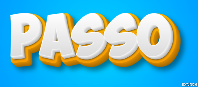 Passo Efeito de texto