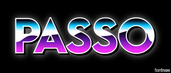 Passo Efeito de texto
