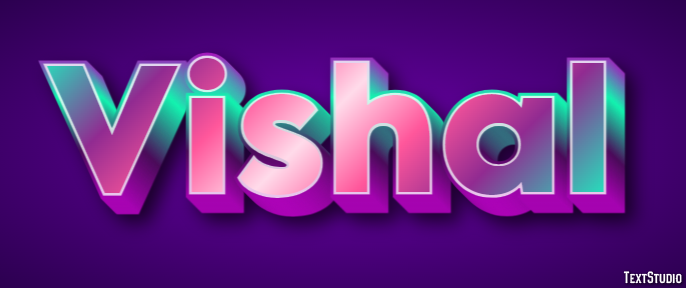 Vishal Effet de Texte