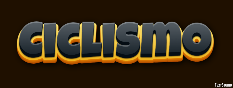 Ciclismo Effetto testo