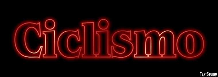 Ciclismo Effetto testo