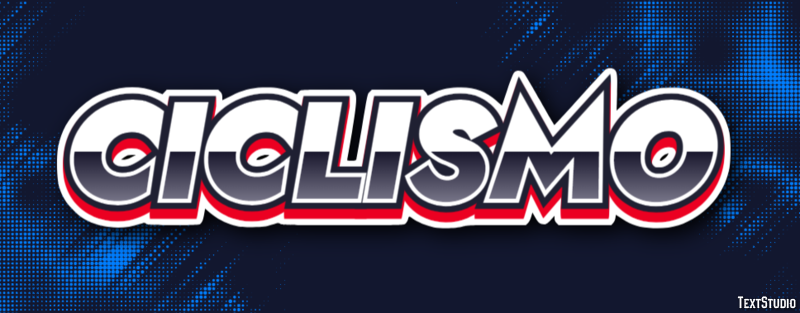 Ciclismo Effetto testo