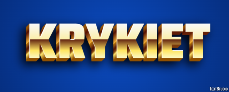 Krykiet Effet de Texte