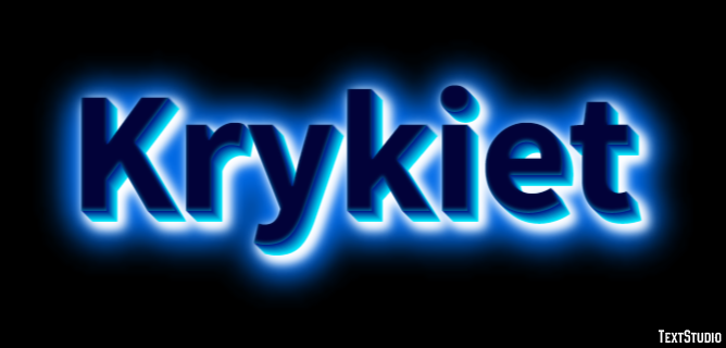 Krykiet Efekt tekstowy
