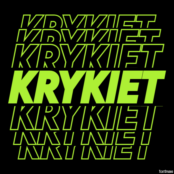 Krykiet Effet de texte