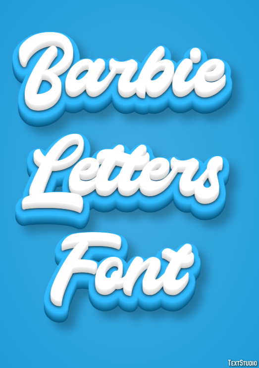 Barbie Letters Font Efekt tekstowy