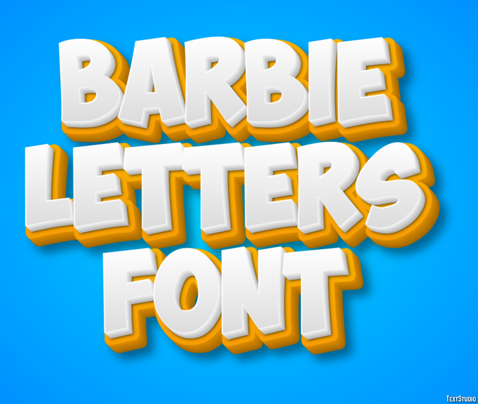 Barbie Letters Font Efekt tekstowy