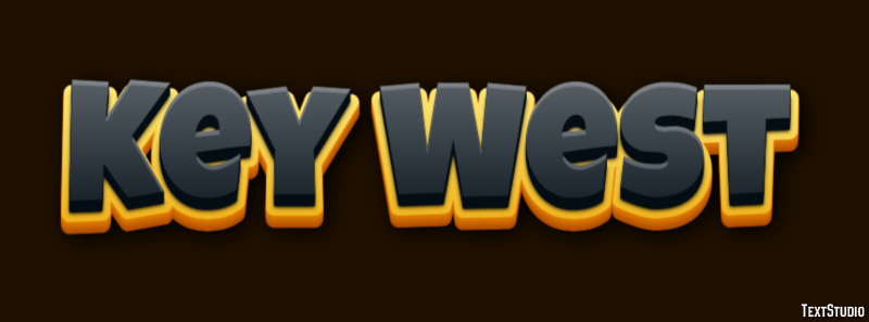 Key West Effetto testo
