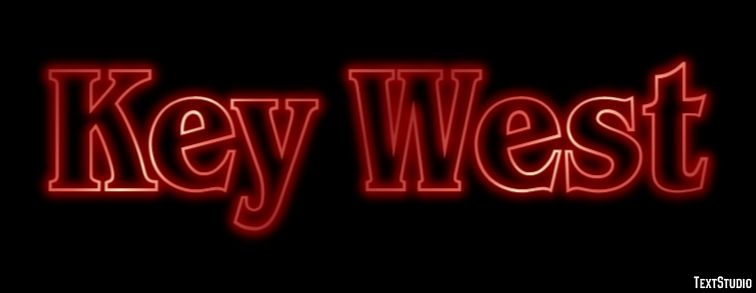 Key West Effetto testo