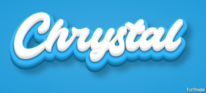 Chrystal Text Effect