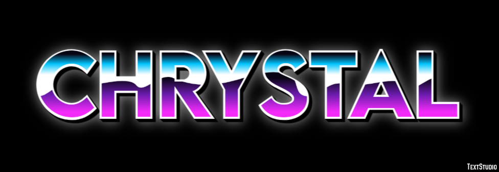 Chrystal Effetto testo