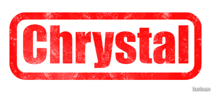 Chrystal Effetto testo