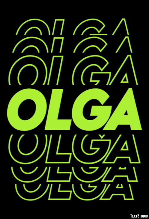 Olga Efekt tekstowy