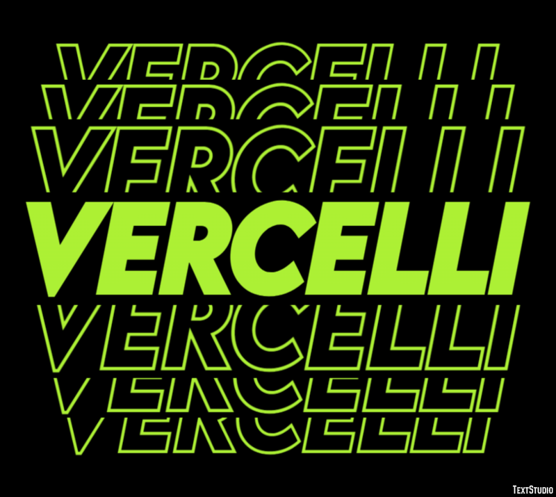 Vercelli Efekt tekstowy