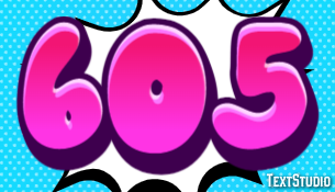 605 Text Effect