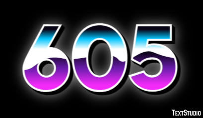605 Text Effect