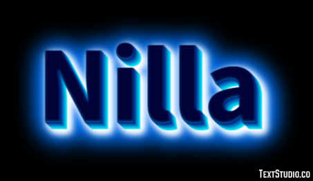 Nilla Effetto testo