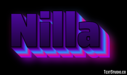 Nilla Effetto testo