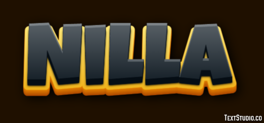 Nilla Effetto testo