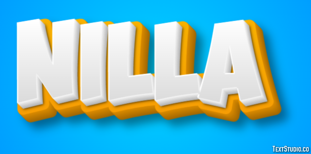 Nilla Effetto testo