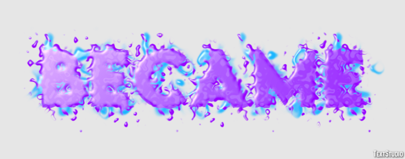 Became Text Effect