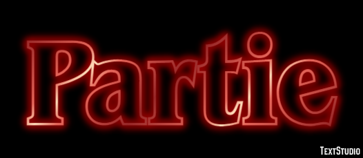 Partie Effet de texte
