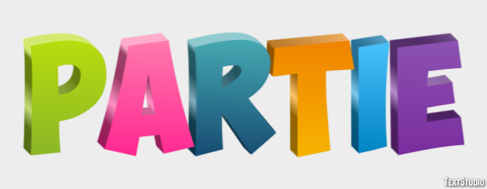 Partie Effet de Texte
