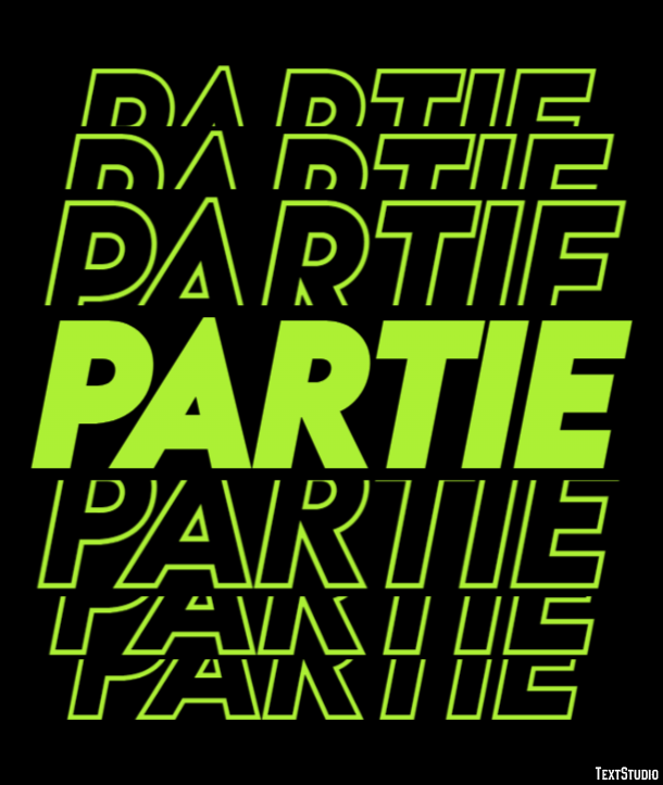 Partie Effet de texte