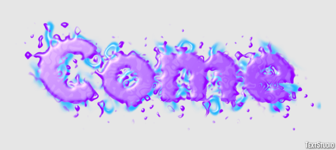 Come Text Effect