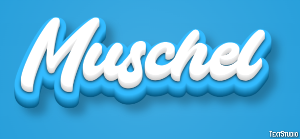 Muschel Texteffekt