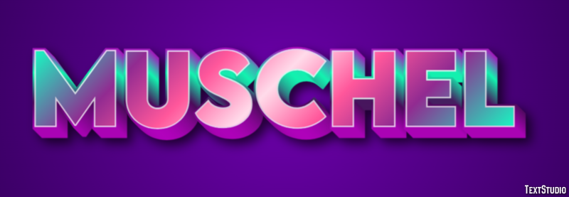 Muschel Texteffekt