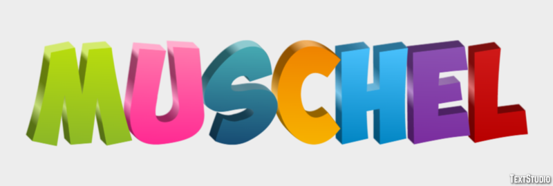 Muschel Texteffekt