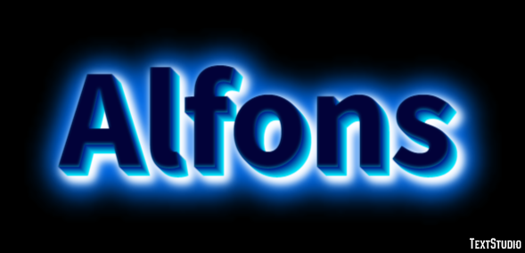 Alfons Efekt tekstowy