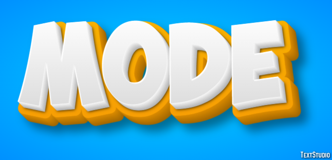Mode Text Effect