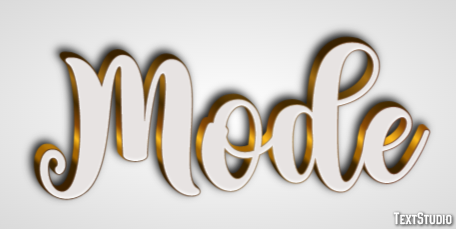 Mode Text Effect