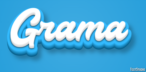 Grama Efeito do texto