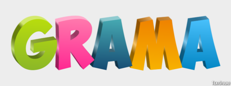 Grama Efeito do texto