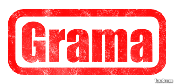 Grama Efeito do texto