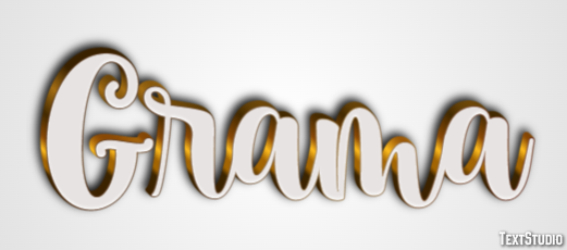 Grama Efeito do texto