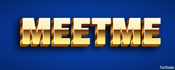MeetMe Texteffekt