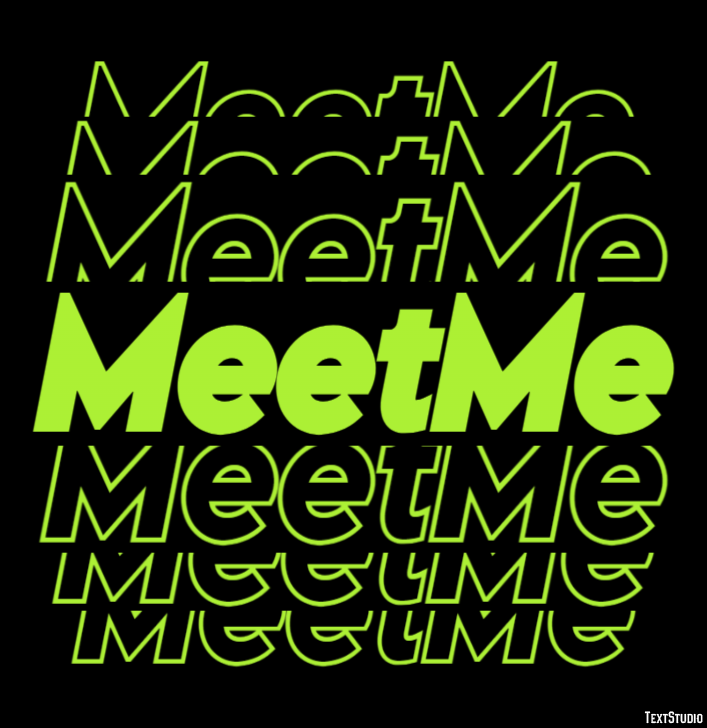 MeetMe Texteffekt