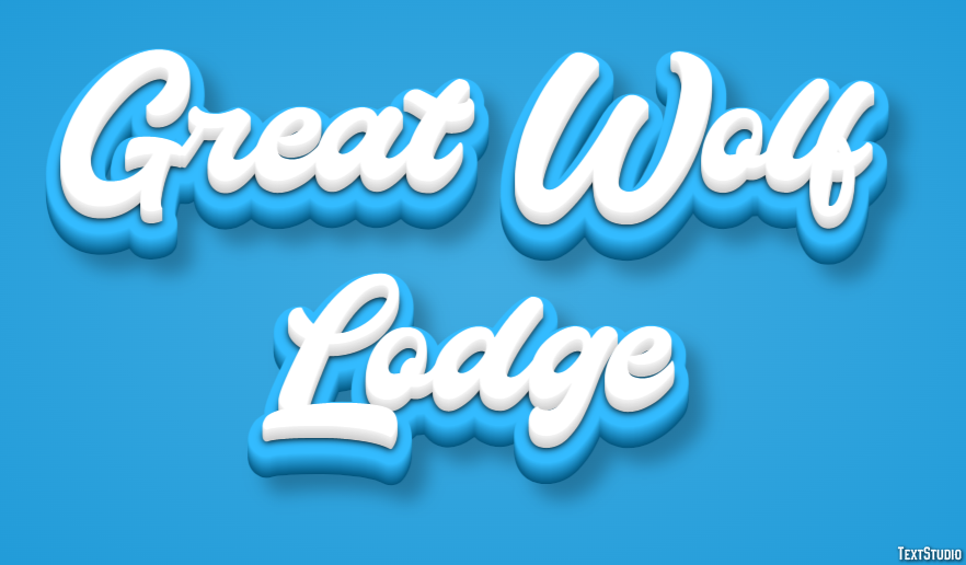 Great Wolf Lodge Effet de texte