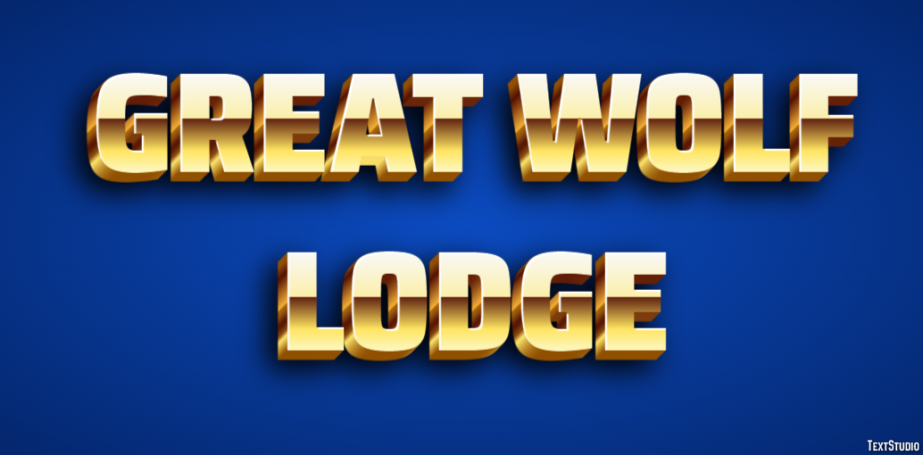 Great Wolf Lodge Effet de texte
