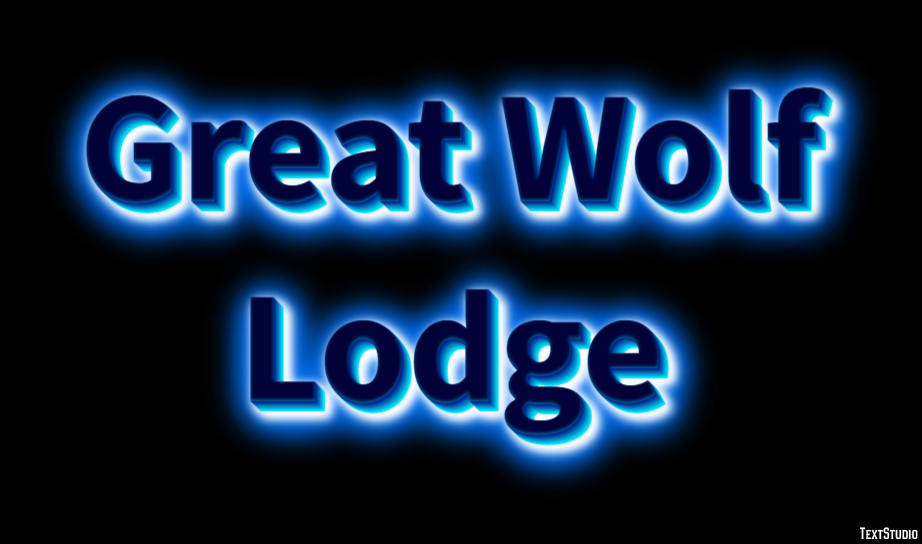 Great Wolf Lodge Efeito de texto
