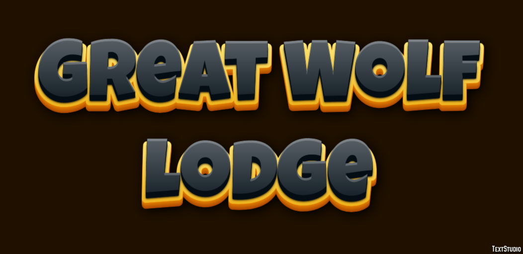 Great Wolf Lodge Effet de texte